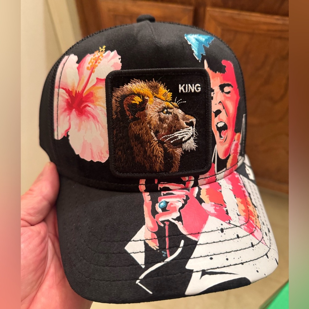 Goorin Bros. "Uh Huh King" Trucker Hat.
Elvis. NWT SOLD OUT! - Picture 2 of 14